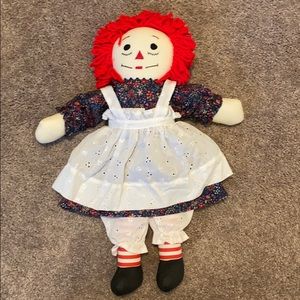 Raggedy Ann doll - handmade about 18 inches
